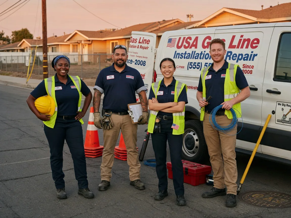 Gas Line Installation company in Kelseyville, CA